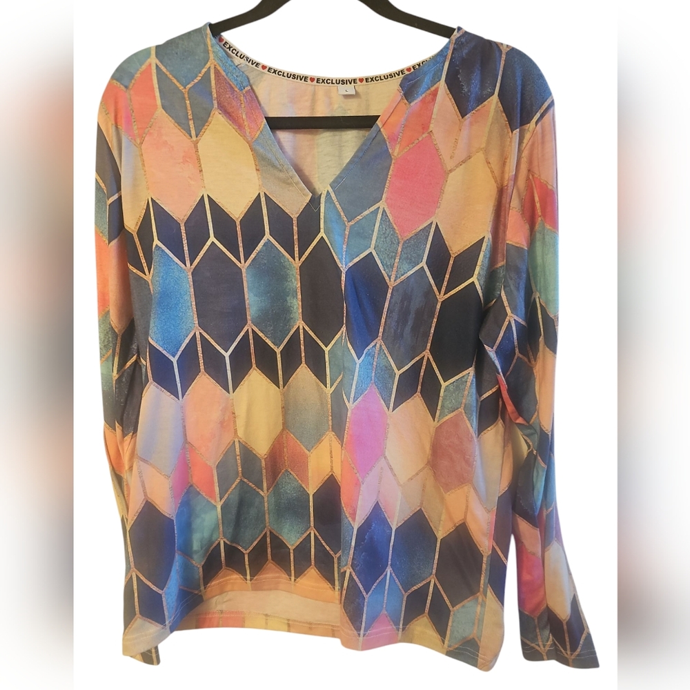Long Sleeved Blouse, Women's, Size L
